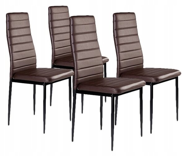 Židle ModernHome Prestige 42 x 42 x 98 cm hnědé, 4 ks