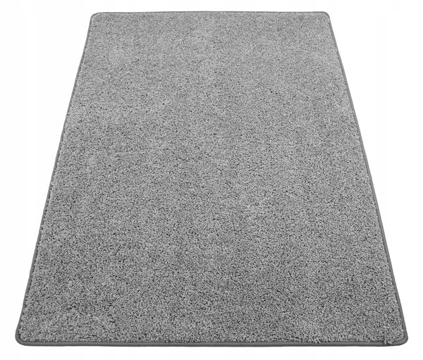 100x150 cm KOBEREC SHAGGY DO POKOJE CHLUPATÝ ŠEDÝ MELÍR 2CM