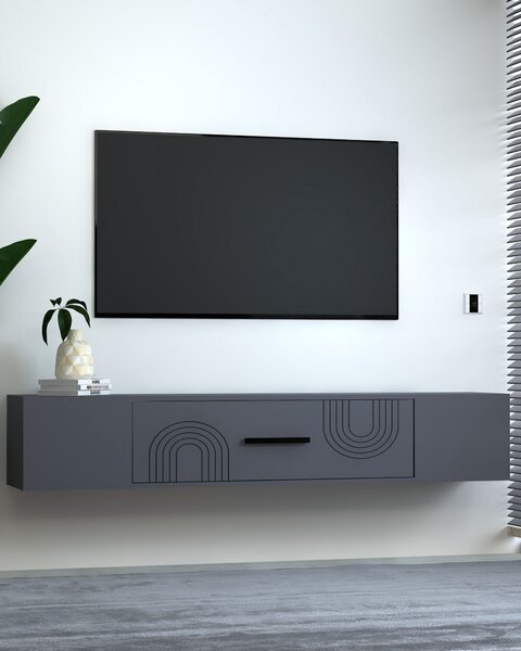 TV stolek/skříňka Kondor B (antracit). Akce -24%