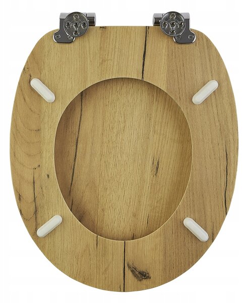 WC prkénko s pomalým sklápěním AWD Interior 1977 Amargura MDF vzor dřeva