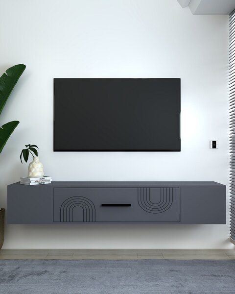 TV stolek/skříňka Kondor B (antracit). Akce -24%
