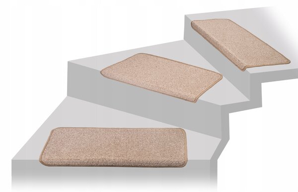 Nášlapy na schody Carpetland, délka 65 cm, tloušťka 8 mm