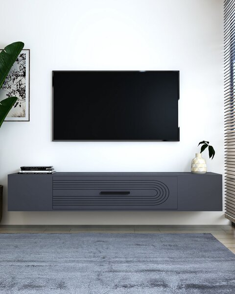 TV stolek/skříňka Kondor C (antracit). Akce -24%