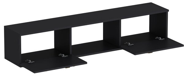 TV stolek/skříňka Arenden (antracit + zlatá)