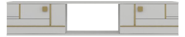 TV stolek/skříňka Arenden (bílá + zlatá). Akce -32%. 1127735