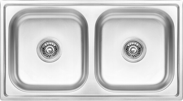 Dvoukomorový dřez Kuchinox Standard ocel Inox