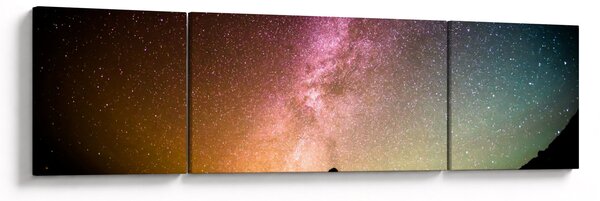 Obraz - obloha plná hvězd (170x50 cm)
