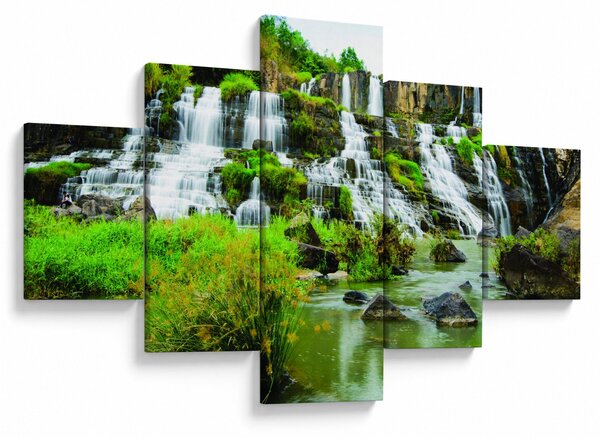 Obraz - vodopády (125x70 cm)