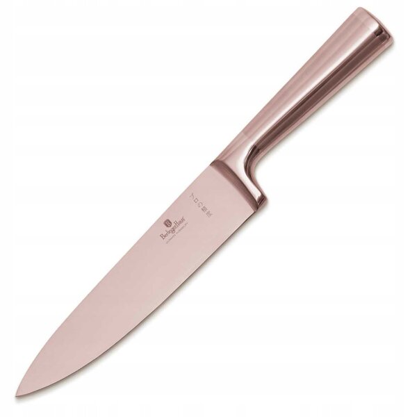 OCELOVÝ NŮŽ ŠÉFKUCHAŘE BERLINGER HAUS 22cm BH-2934 ROSE GOLD