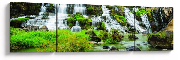 Obraz - vodopády (170x50 cm)
