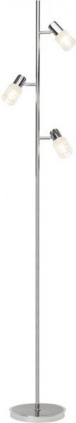 Brilliant G32459/77 Stojací LED E14 lampa LEA chrom + SKLO
