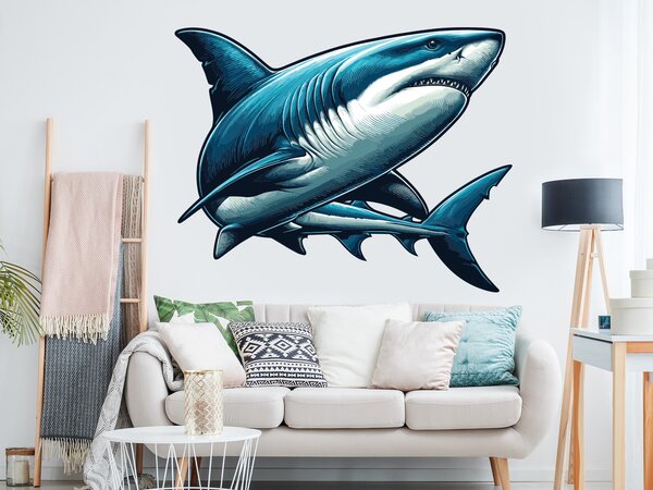 Žralok arch 130 x 102 cm