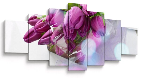Obraz - kytice tulipánů (210x100 cm)