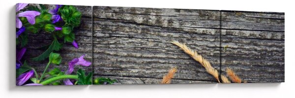 Obraz - luční květiny (170x50 cm)