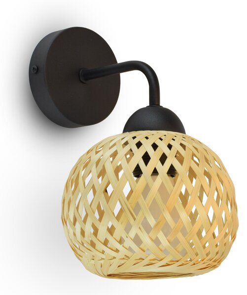 Nástěnné svítidlo Luxolar hnědé, černé E27 60 W