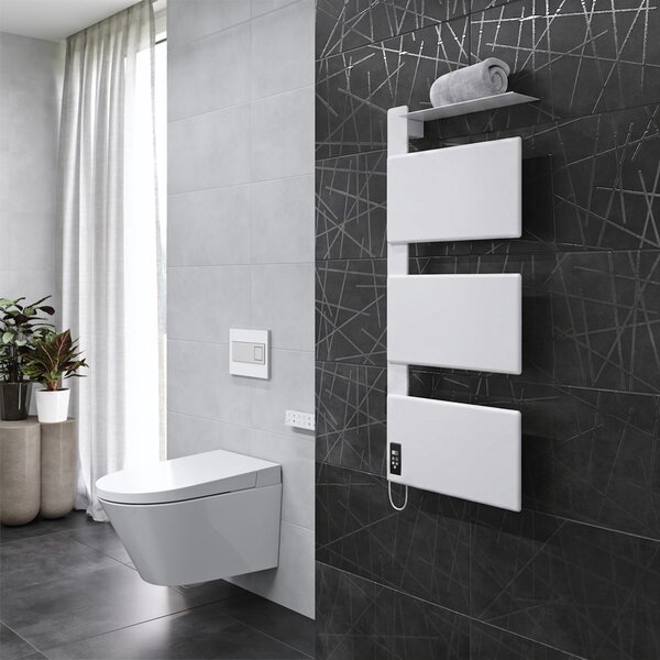 Mereo, Mereo Elektrický sušák ručníků, 2 moduly, bílý, MER-MT81W