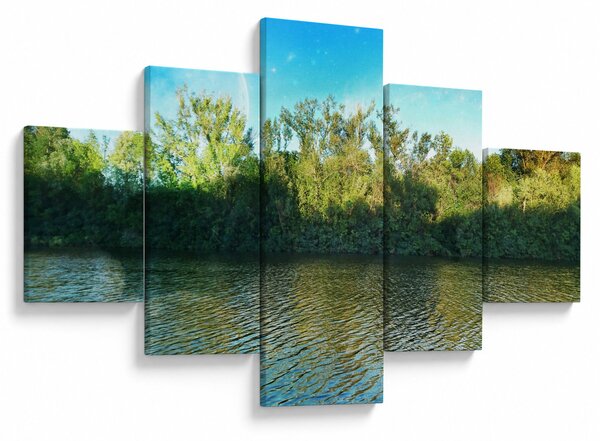 Obraz - jezero (125x70 cm)