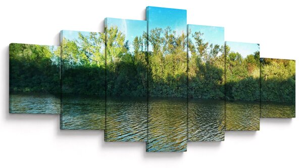 Obraz - jezero (210x100 cm)