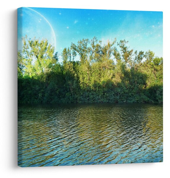 Obraz - jezero (30x30 cm)