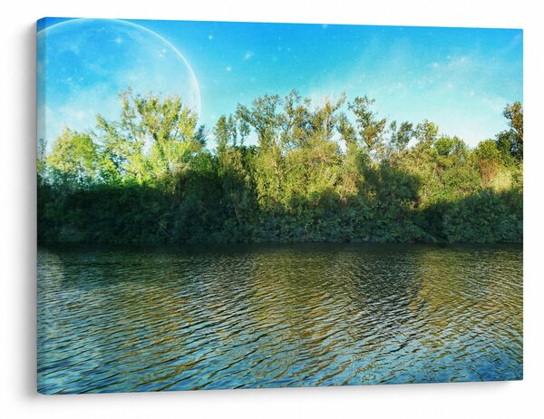 Obraz - jezero (70x50 cm)