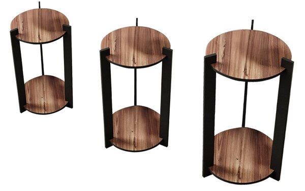 Květináč Florissimo R (ořech). Akce -22%
