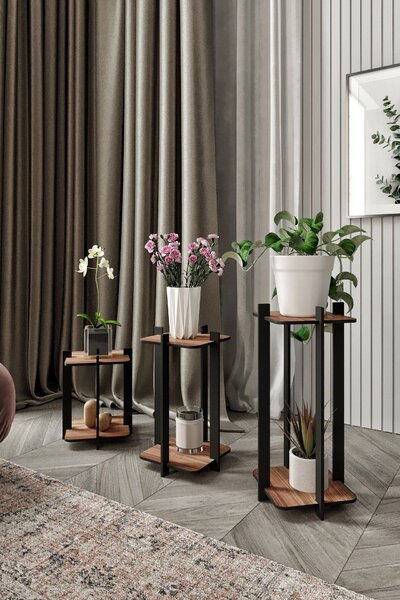 Květináč Florissimo S (ořech). Akce -22%
