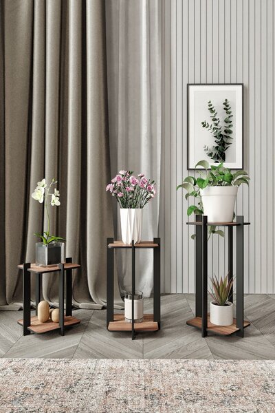 Květináč Florissimo S (ořech). Akce -22%