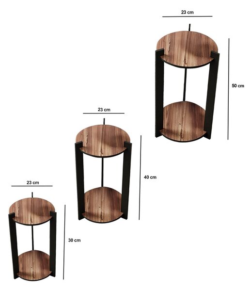 Květináč Florissimo R (ořech). Akce -22%
