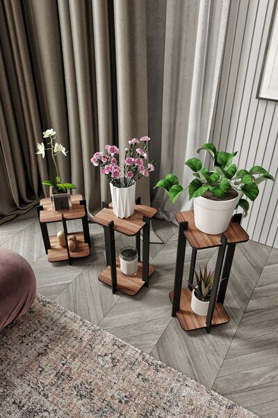 Květináč Florissimo S (ořech). Akce -22%