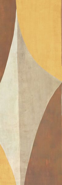 Geometrická vliesová obrazová tapeta na zeď, hnědá, DGAMA3013-260, Amani, Masureel