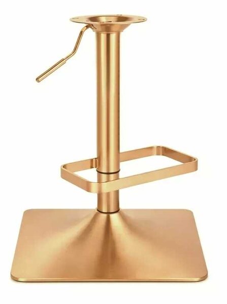 LuxuryForm DESIGN Podstava pro barové židle - zlatá hranatá základna - set