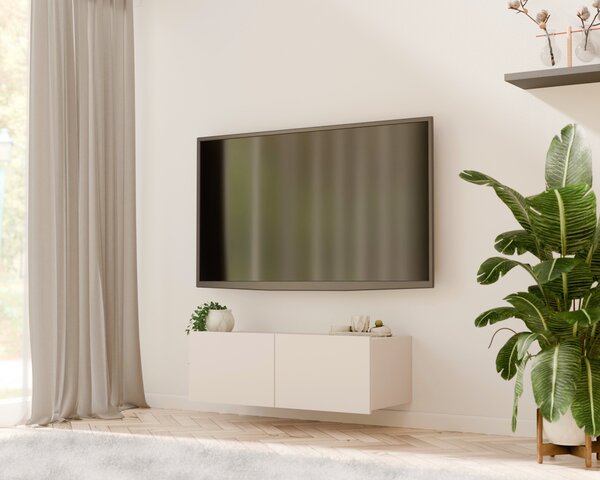 Tv stolek Calabria RTV 100 (cashmere). Akce -25%