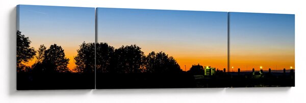 Obraz západu slunce (170x50 cm)