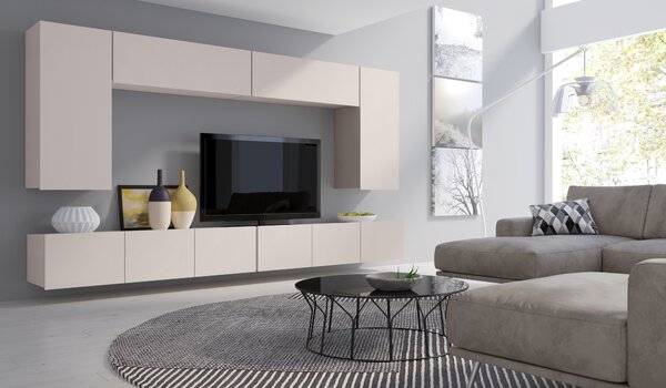 Obývací stěna Calabria C13 (cashmere) (bez osvětlení). Akce -20%. 1121530