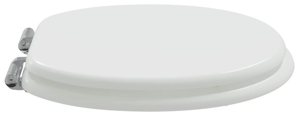 Toaletní prkno 2 pcs Bílá 44 x 38 cm Kompozitní dřevo 3414529