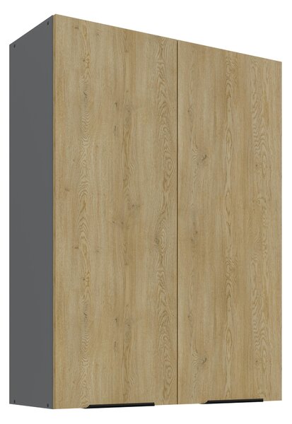 Horní kuchyňská skříňka Carminia 80 G-108 2F (dub cremona + antracit). 1127931