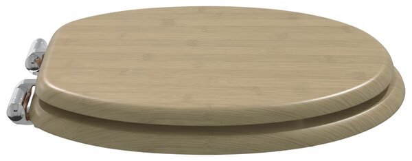 Toaletní prkno 2 pcs Světlá barva bambusu 44 x 38 cm 3414532