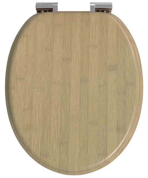 Toaletní prkno 2 pcs Světlá barva bambusu 44 x 38 cm 3414532