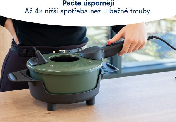 Remoska P31F/22 2l Prima Glass Ceramic Green