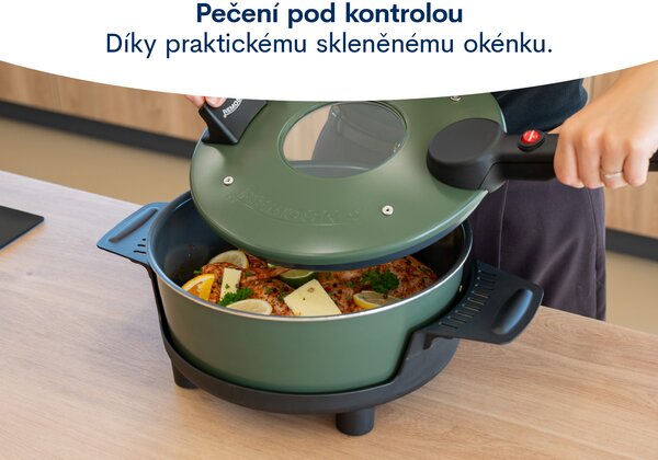 Remoska P32F/22 4l Prima Glass Ceramic Green