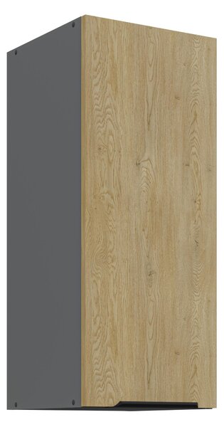 Horní kuchyňská skříňka Carminia 30 G-72 1F (dub cremona + antracit). 1127949