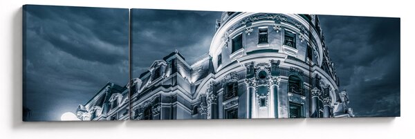 Obraz architektury v temnu (170x50 cm)