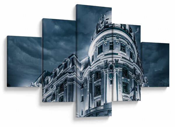 Obraz architektury v temnu (125x70 cm)