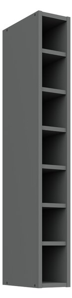 Horní kuchyňský regál Carminia 15 G-108 OTW (antracit). 1127966