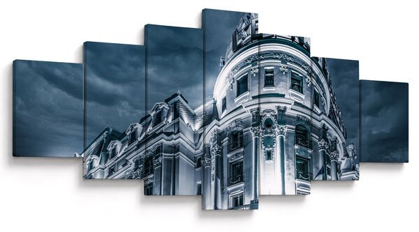 Obraz architektury v temnu (210x100 cm)