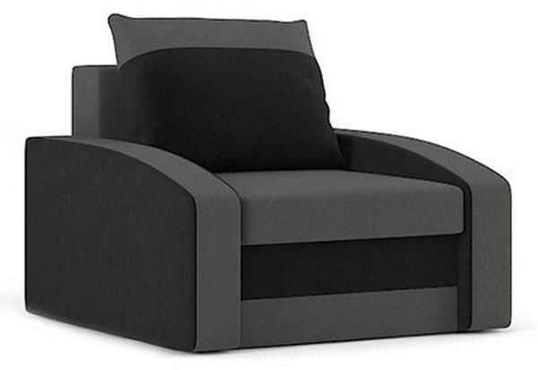 Křeslo HEWLET model 3 Černá/šedá