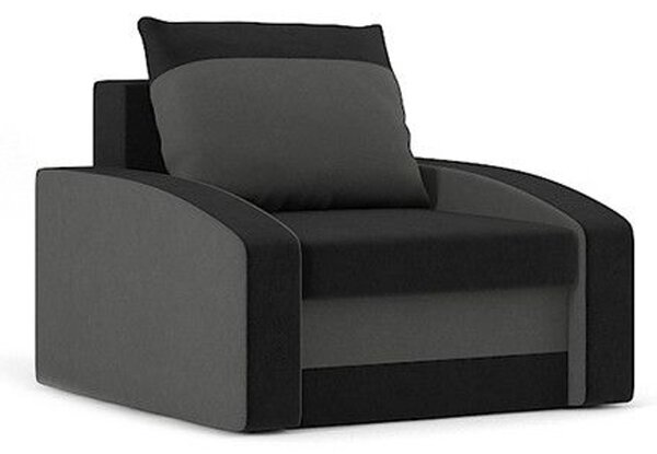Křeslo HEWLET model 3 Černá/šedá