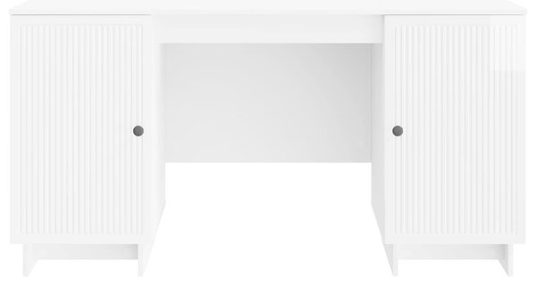 Stůl Bílá s vysokým leskem Kompozitní dřevo 142,5 x 50 x 75 cm 3414571