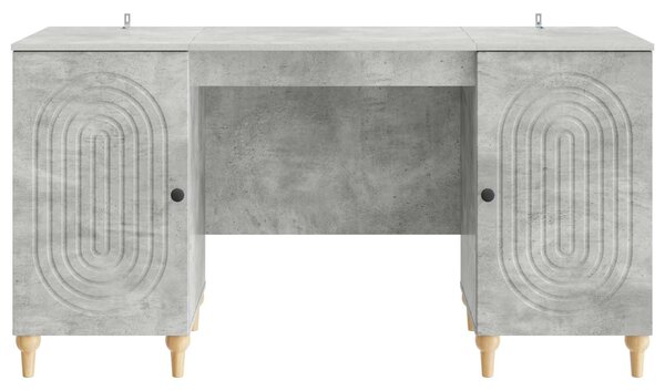 Stůl Betonově šedá 142,5 x 50 x 75 cm Kompozitní dřevo 3414579