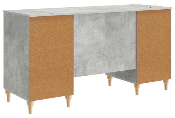 Stůl Betonově šedá 142,5 x 50 x 75 cm Kompozitní dřevo 3414579
